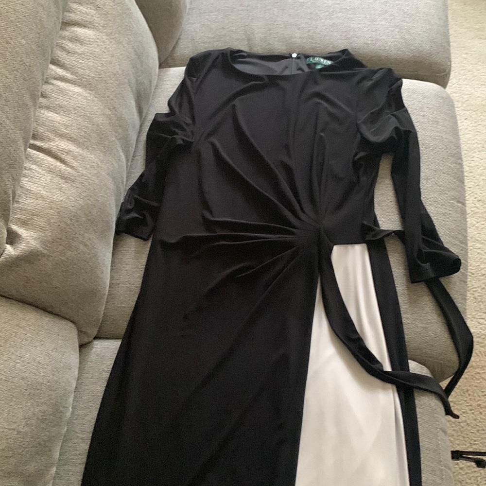Ralph Lauren Black and White Dress